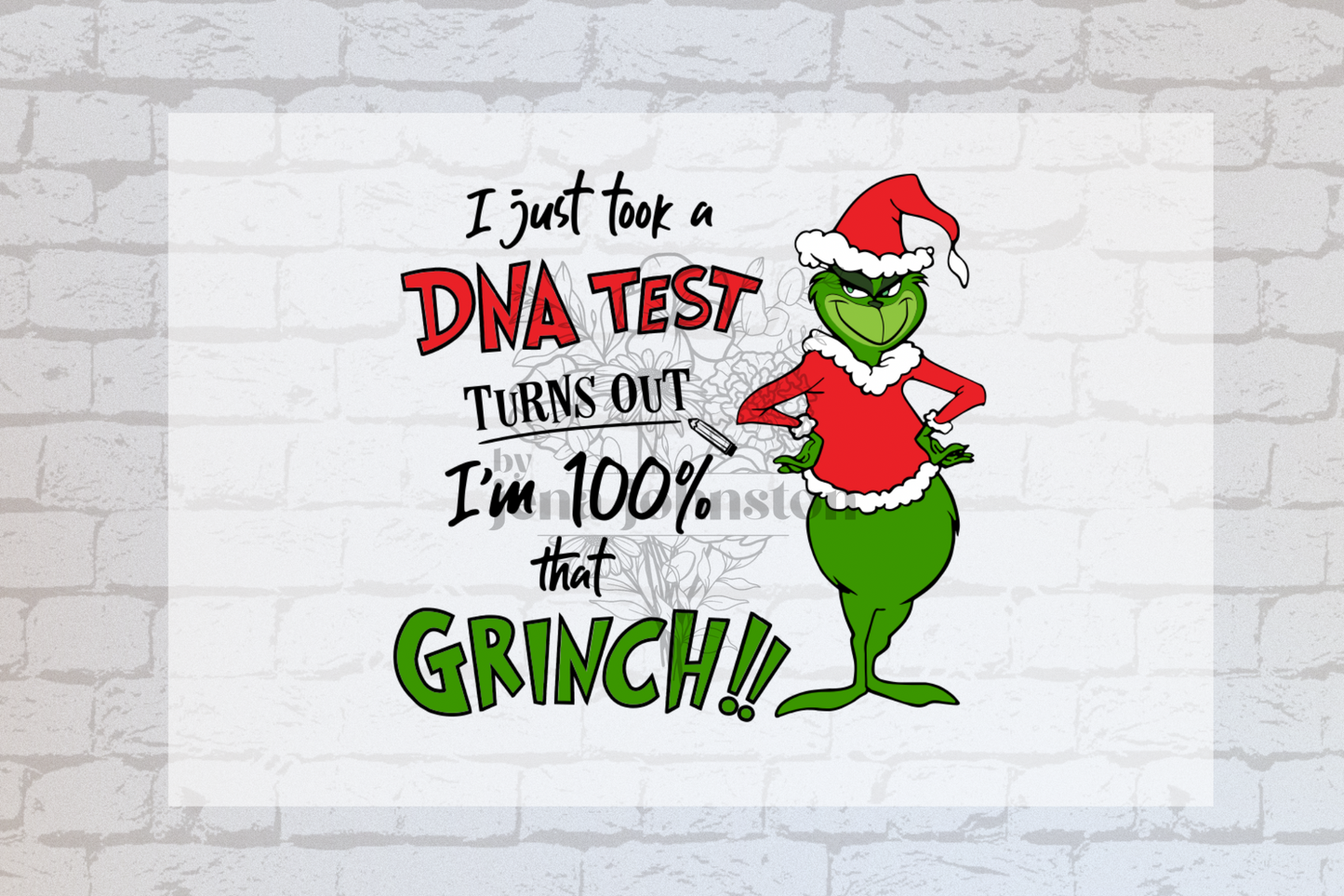 Grinch DNA test Red