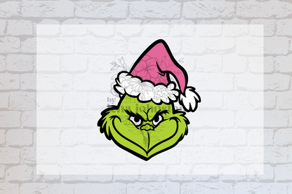 Grinch head Pink