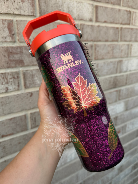 30oz Stanley Iceflow Autumn Leaves - Colorshift