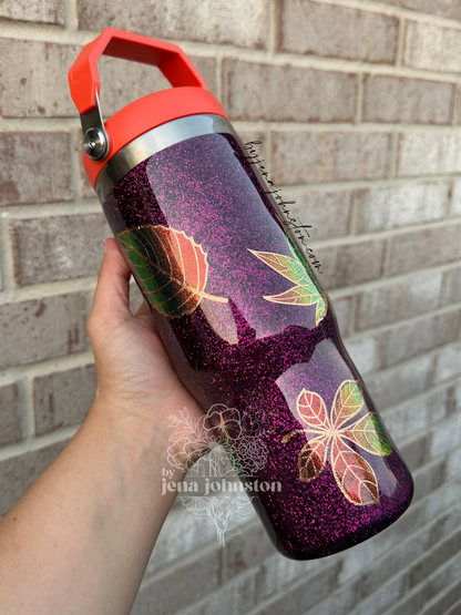 30oz Stanley Iceflow Autumn Leaves - Colorshift