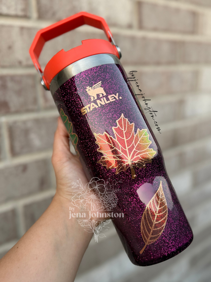 30oz Stanley Iceflow Autumn Leaves - Colorshift
