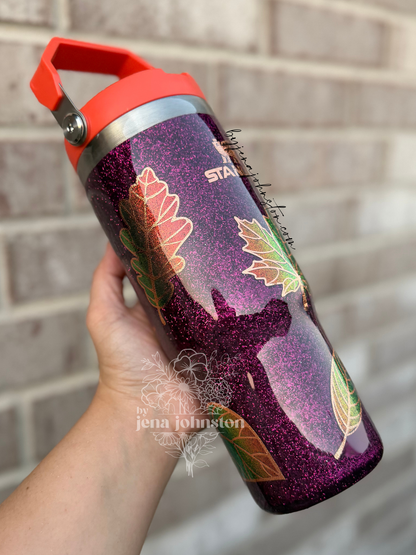 30oz Stanley Iceflow Autumn Leaves - Colorshift
