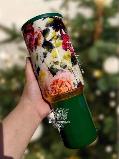 40oz Floral Simple Modern
