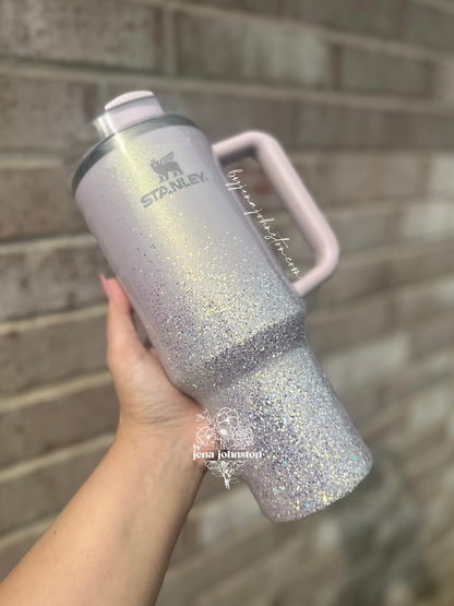 RTS 40oz Glittered Aster Stanley