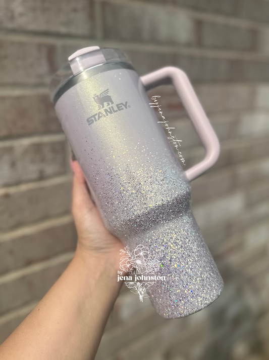 RTS 40oz Glittered Aster Stanley