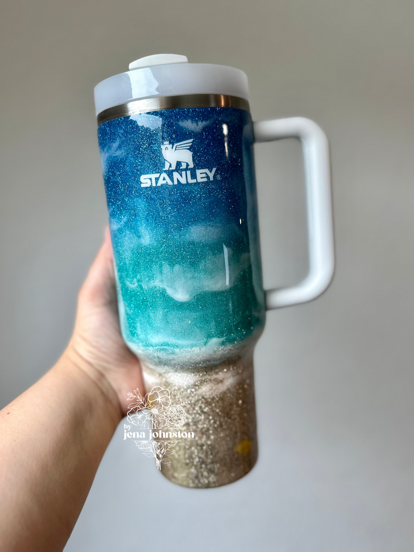 Blue Beach Tumbler