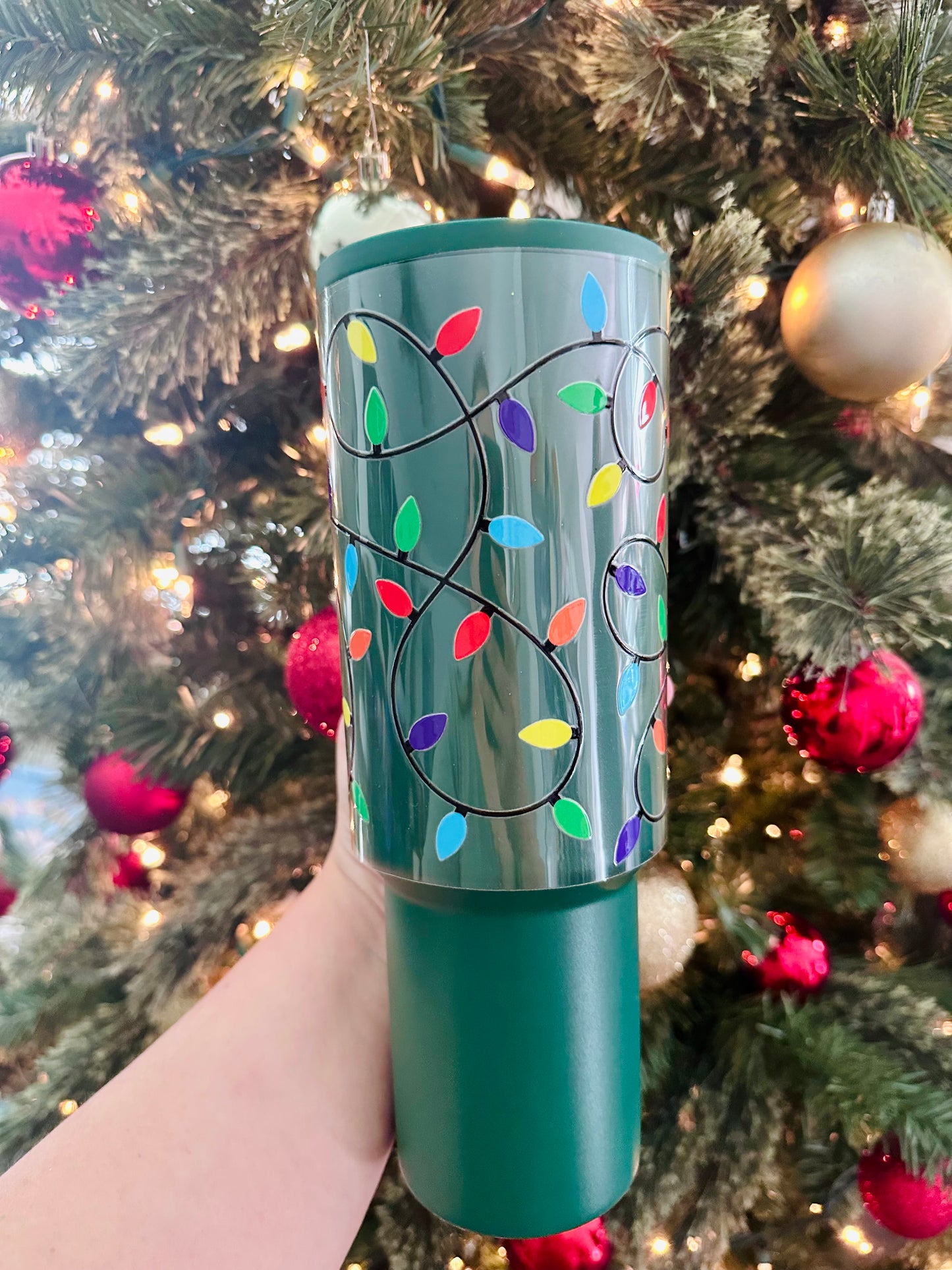 Custom UVDTF Wrapped Tumbler