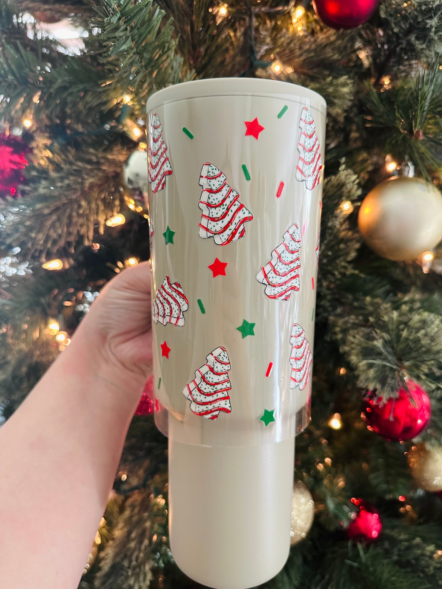 Custom UVDTF Wrapped Tumbler