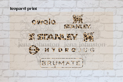 Tumbler Logos - Leopard