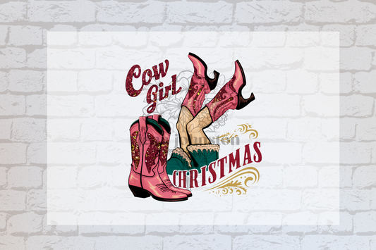 Cow Girl Christmas