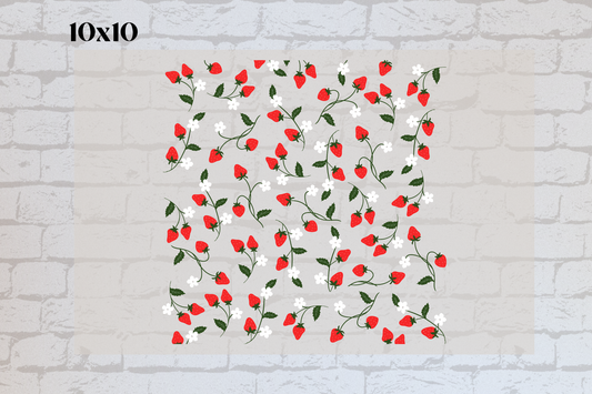 Red Strawberries Element Sheet