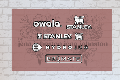 Tumbler Logos w/ Offset - SINGLE