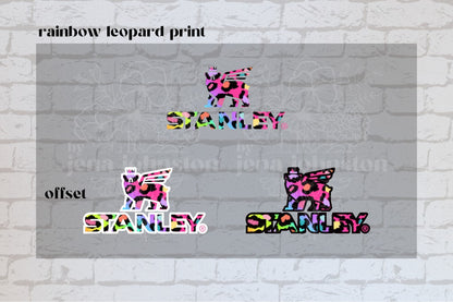 Tumbler Logos - Rainbow Leopard