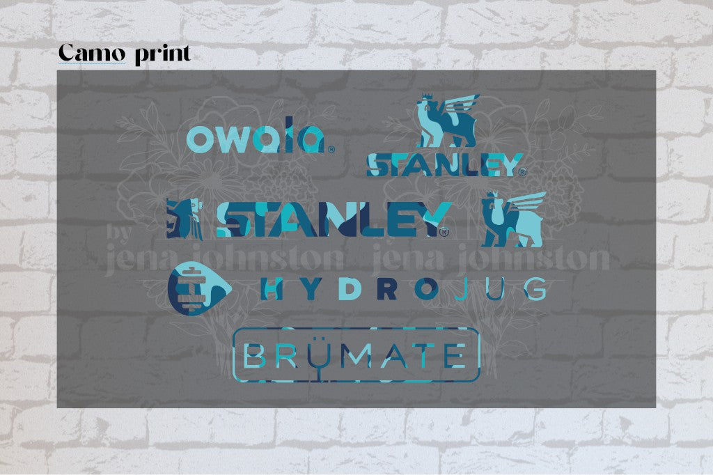 Tumbler Logos - Camo