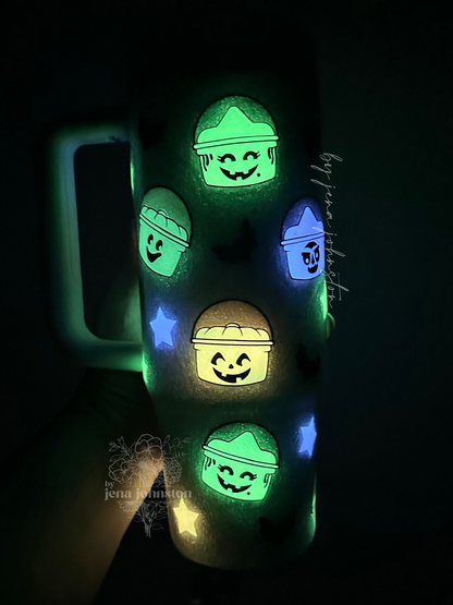 Glow in the Dark Boo Buckets