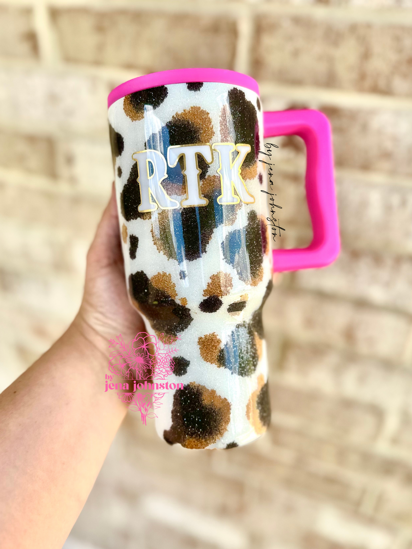 Cow Print tumbler