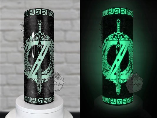 Zelda Tears of the Kingdom  Glow in the dark Epoxy Tumbler