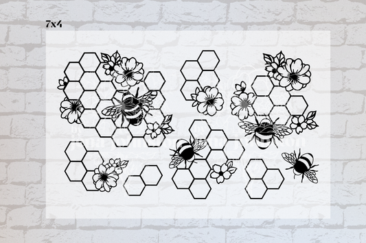 Bees and honeycomb