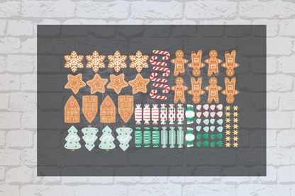 Gingerbread Theme Element Sheet