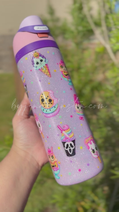 RTS 24oz Owala Horror Sweet Treats