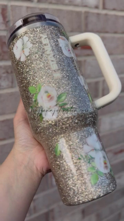 Floral 40oz Stanley Protour