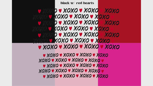 Valentines XOXO Hearts Wrap