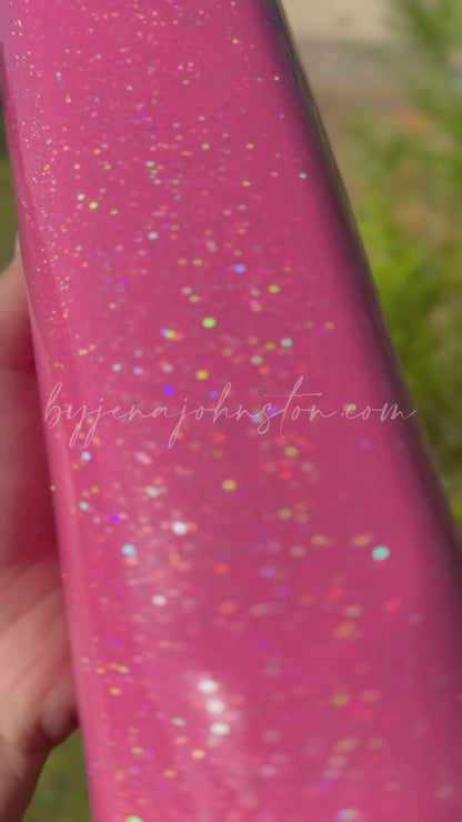 RTS 24oz Owala x Starbucks Holo Glitter