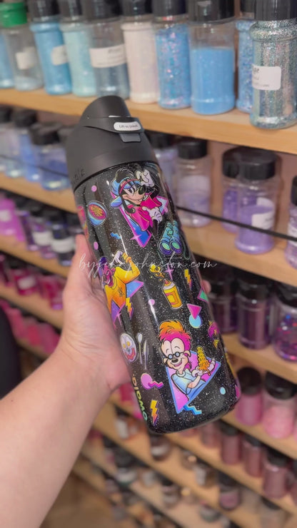 RTS Goofy - black holo glitter