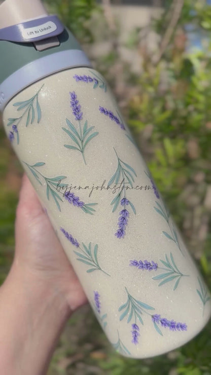 RTS 32oz Owala Lavender Sage