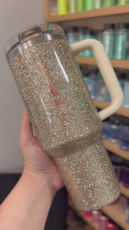 RTS 40oz Champagne Glitter
