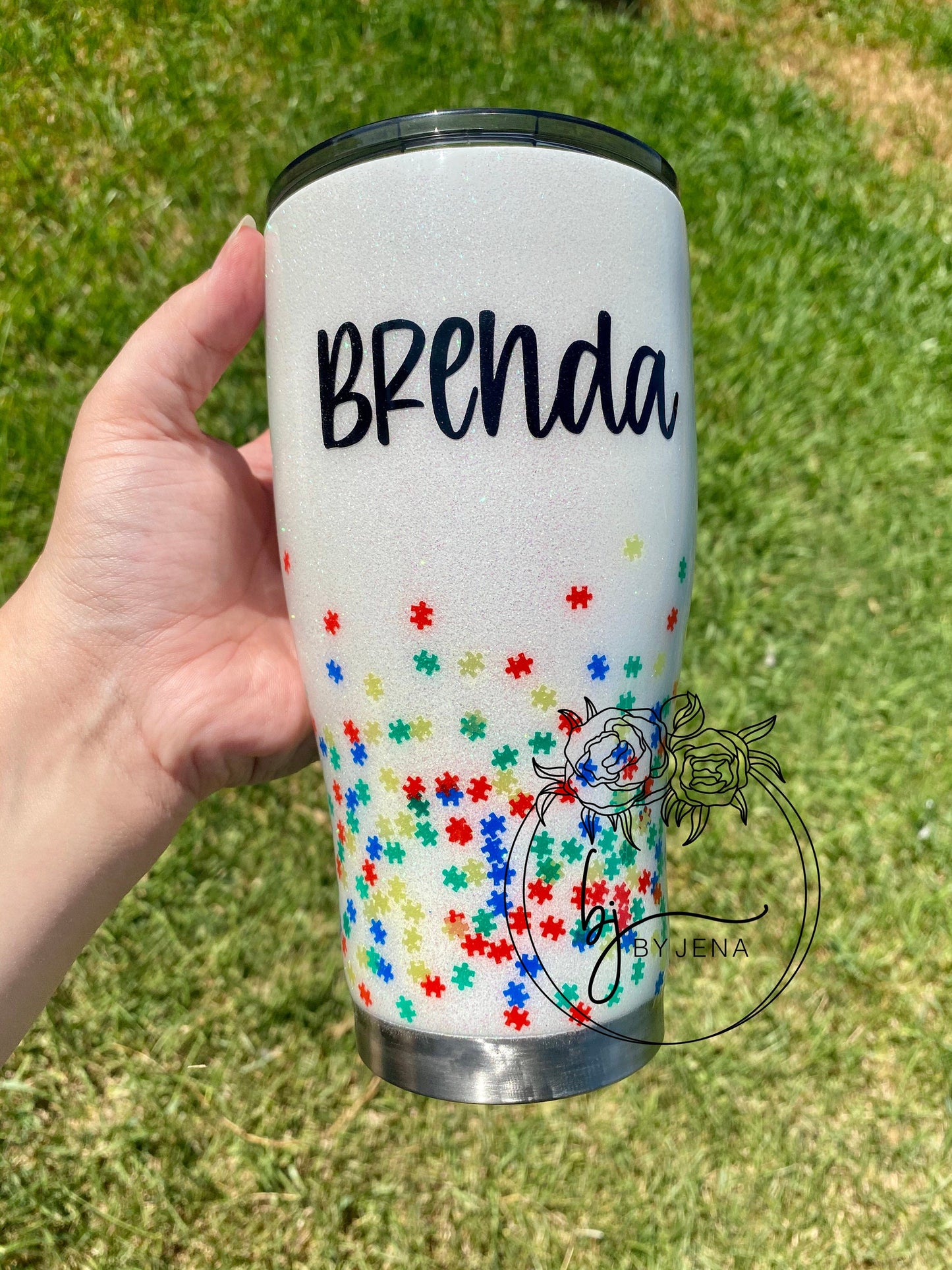 Autism Mama Epoxy Tumbler