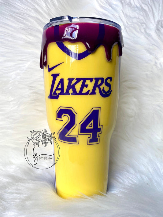 Lakers Kobe Bryant Jersey Tumbler