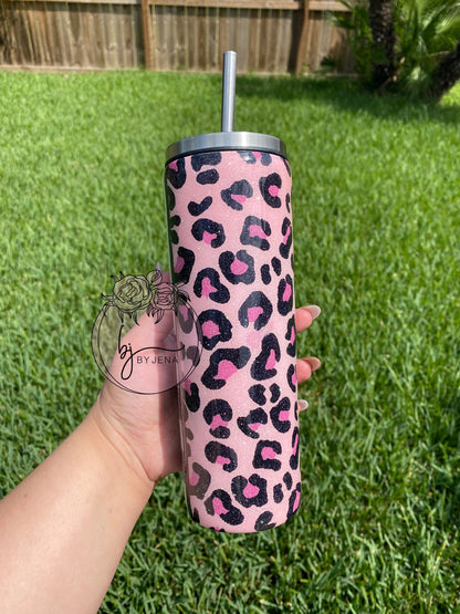 October We Wear Pink - Breastcancer Epoxy Tumbler