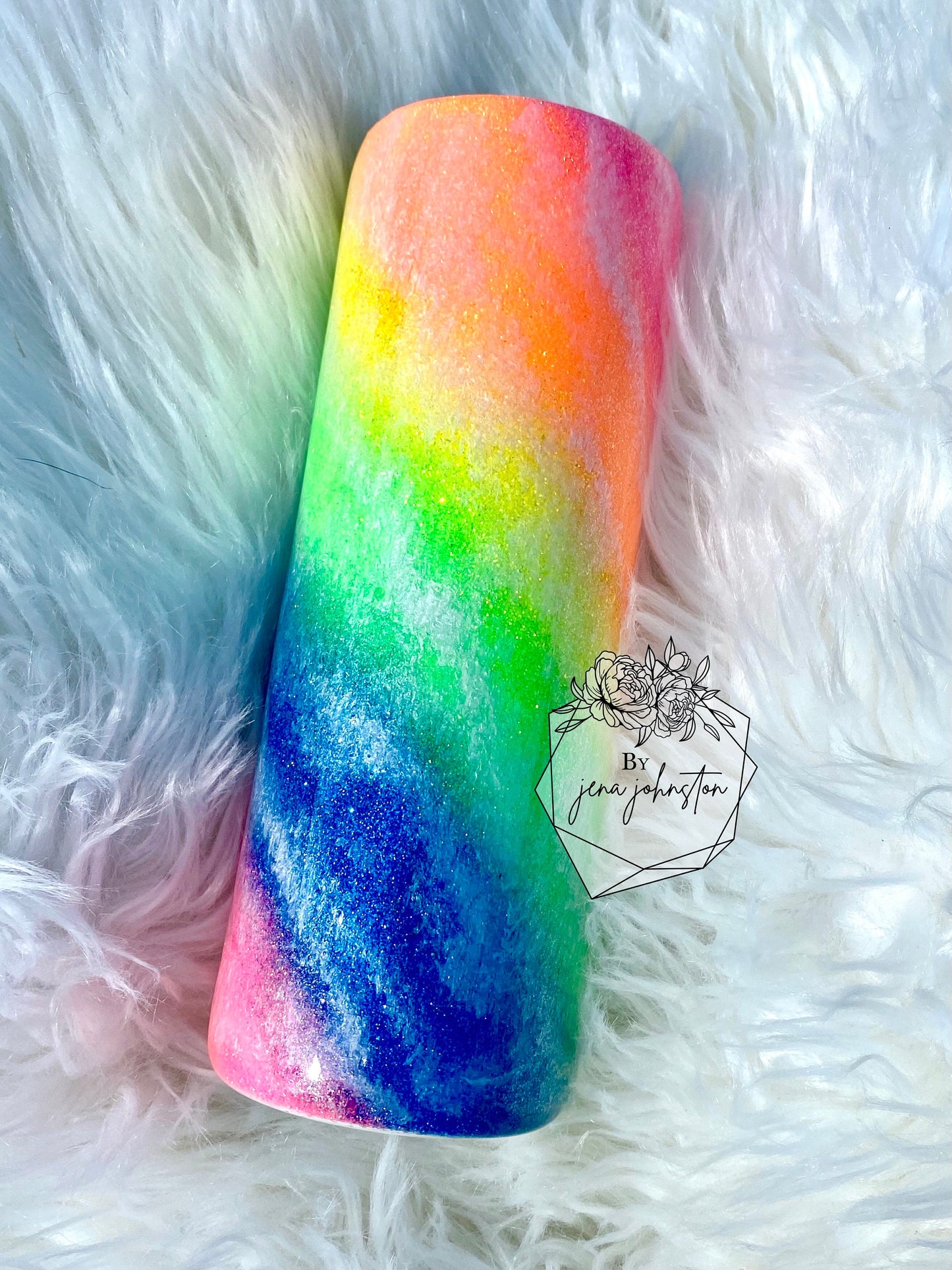 Neon Rainbow Milkyway Tumbler