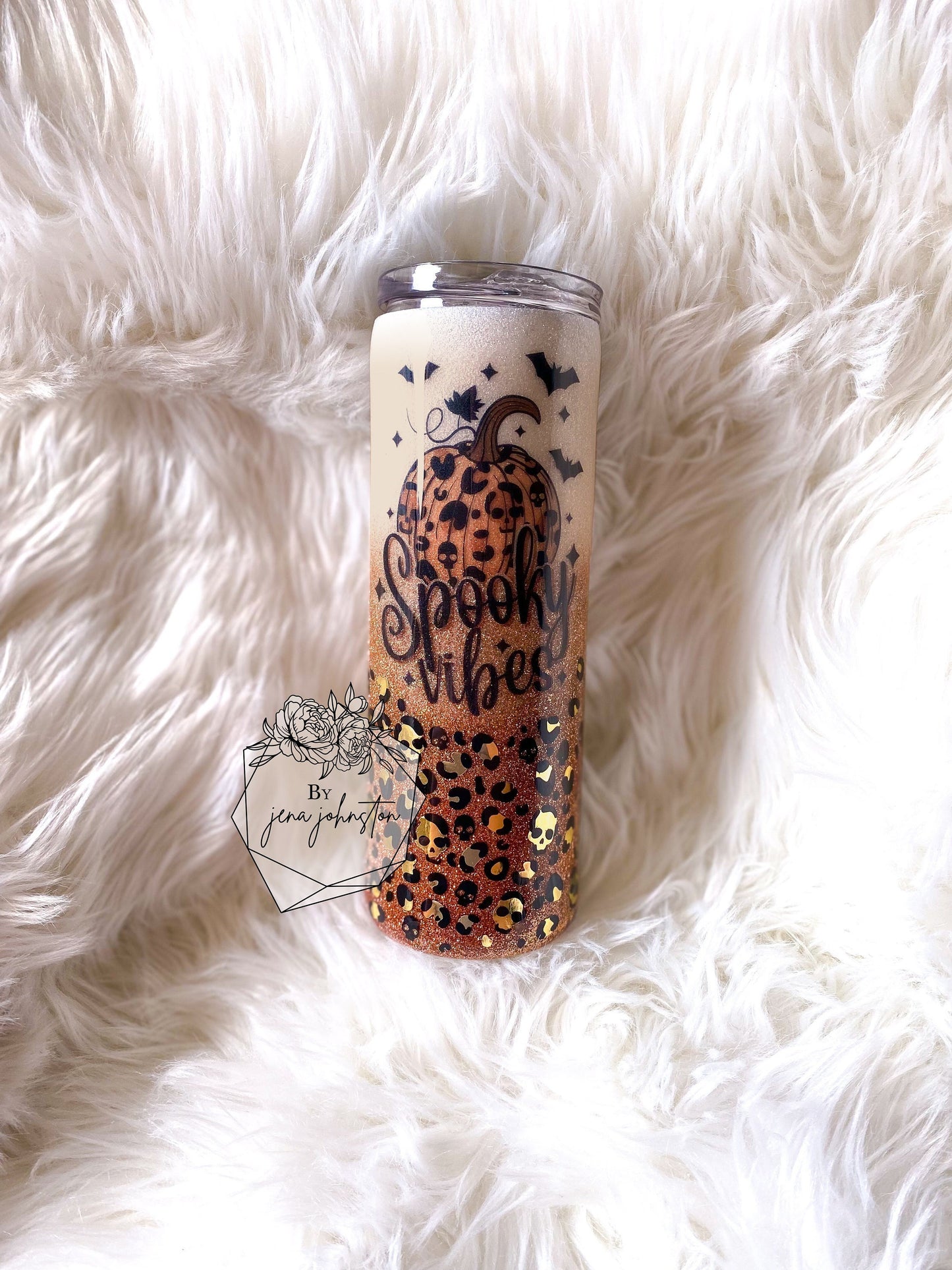 Spooky Vibes Epoxy Tumbler