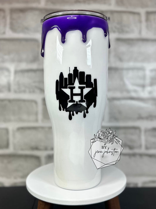 Houston Screwston H-Town Drank Drip Epoxy Tumbler