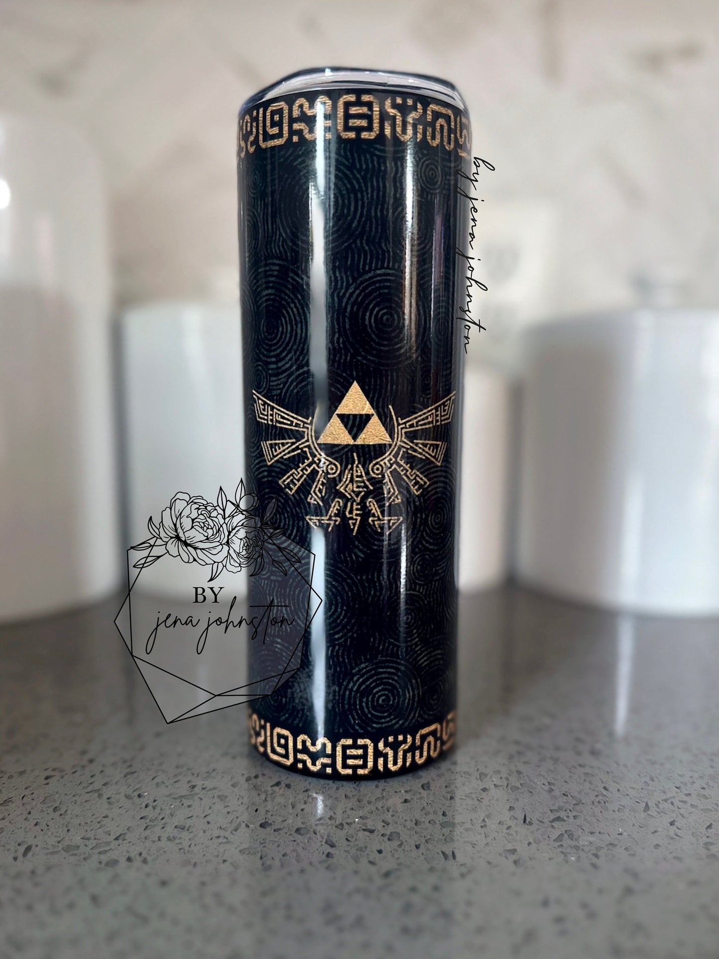 Zelda Tears of the Kingdom Gold 20oz Tumbler - Sublimation