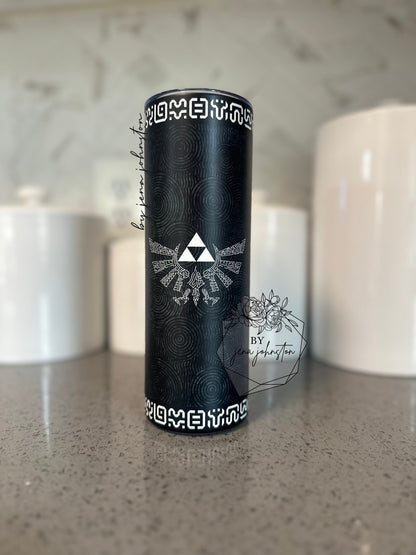 Zelda Tears of the Kingdom Glow in the Dark 20oz Tumbler - Sublimation