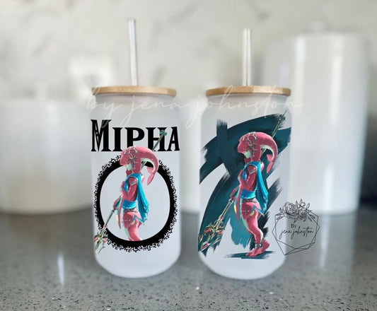 Zelda Mipha Glass Can - Sublimation